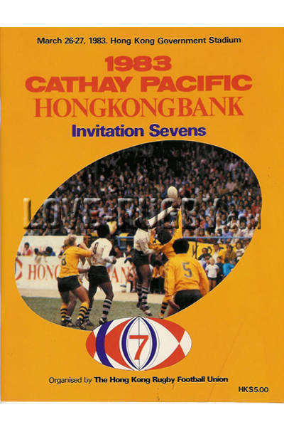 1983-Hong Kong 7s  Rugby Programmes